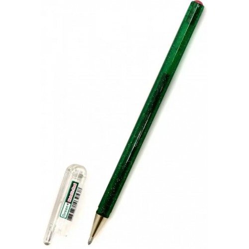 Pentel Ручка гелевая "Hybrid Dual Metallic", цвет чернил зеленый + красный металлик
