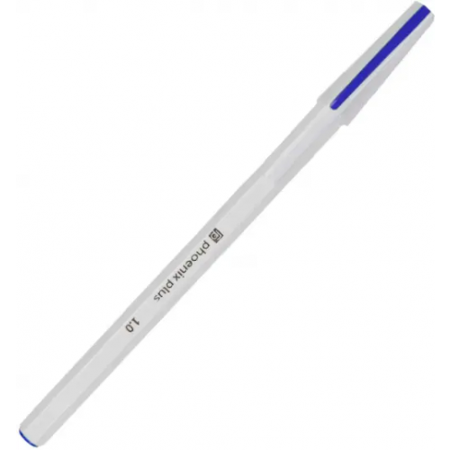 Феникс+ Ручка шариковая, 1,0 мм, цвет чернил: синий, тиснение серебряной фольгой