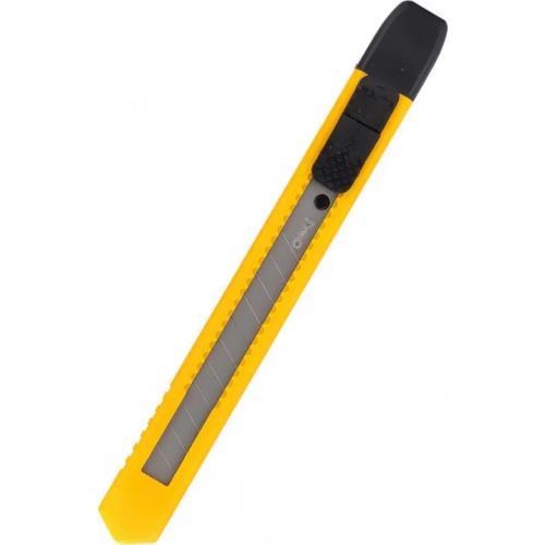 Нож канцелярский Deli лезвие 9 мм, цвет в ассортименте (E2051)
