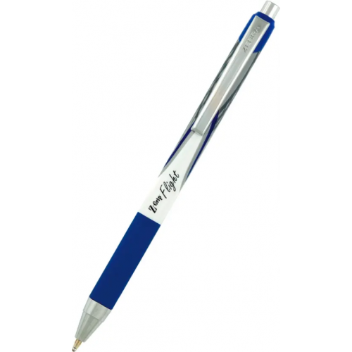 Zebra Ручка шариковая Z-grip Flight, синяя, автоматическая