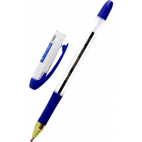 Deli Ручка шариковая Arris Golden, синяя