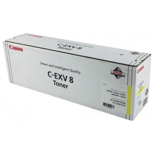 Тонер-картридж оригинальный Canon C-EXV8 Y Toner 7626A002 C-EXV 8 Y желтый 25K