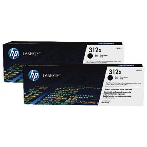 Картридж оригинальный HP CF380XD 312X черный повышенной емкости (High Yield), двойная упаковка 4.4K
