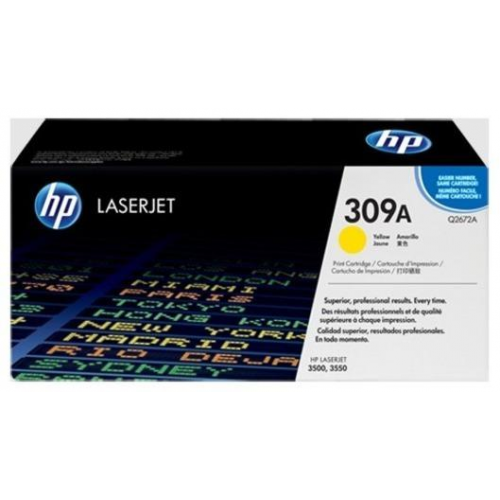 Картридж оригинальный HP Q2672A 309A желтый 4K
