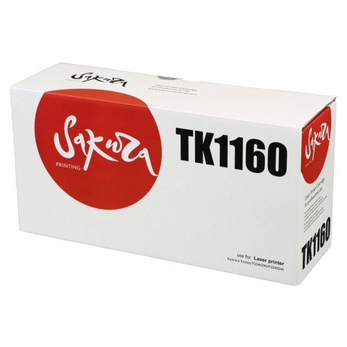 Тонер-картридж совместимый Сакура Sakura SATK1160 TK-1160 черный 7.2K
