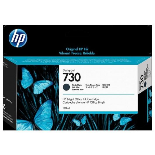 Картридж оригинальный HP P2V65A 730 черный 130 мл