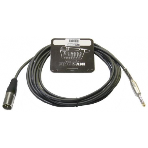 Кабель INVOTONE ACM1010S/BK Jack 6.3 вилка - XLR 3-pin розетка