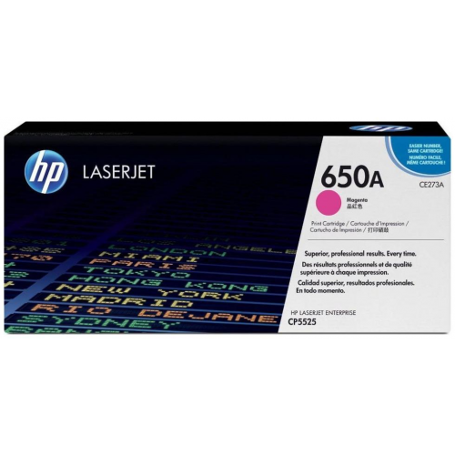 Тонер-картридж оригинальный HP CE273A 650A пурпурный 15K