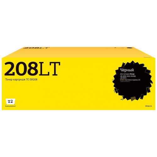 Тонер-картридж совместимый Т2 T2 TC-SH208 AR208LT черный 8K