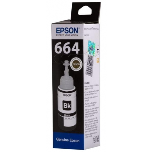 Картридж оригинальный Epson C13T664198 T664 черный 4.5K 70 мл