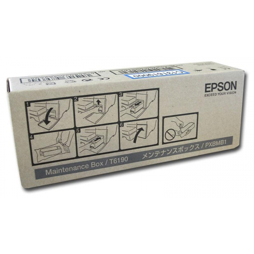 Емкость отработанных чернил (памперс) Epson C13T619000 T6190 черный, синий, пурпурный, желтый 35K