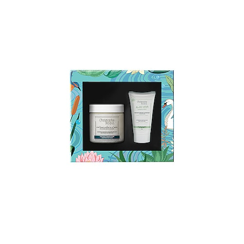Подарочный набор для волос healthy glow - Christophe Robin COFFRET SCRUB250MH75