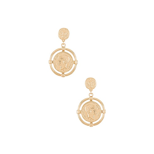 Серьги coin - Amber Sceats ASE1622G
