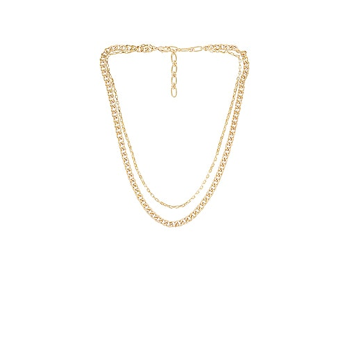 Ожерелье layered chain - Amber Sceats ASN1670G