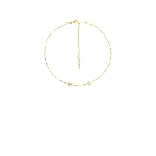 Ожерелье pave - Adina's Jewels N07192GLD-545