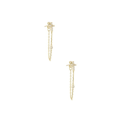 Серьги cross - Adina's Jewels E05327GLD-320