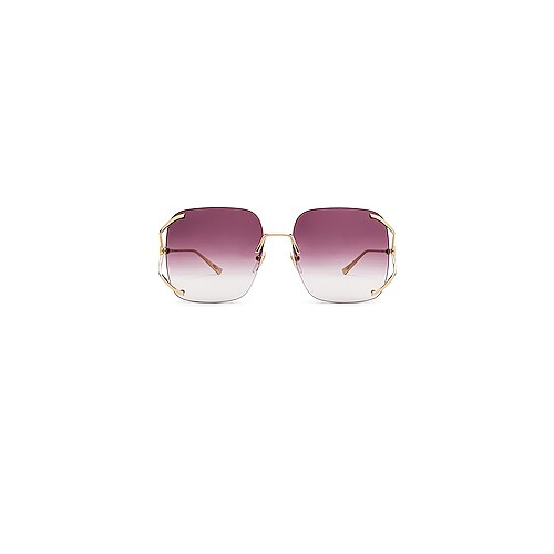 Солнцезащитные очки rectangle fork - Gucci GG0646S 003