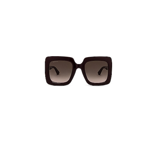 Солнцезащитные очки oversize square - Gucci GG0328S 006