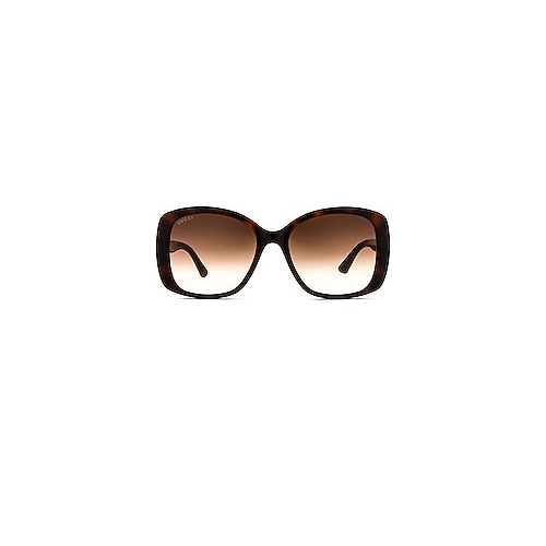Солнцезащитные очки oversize square acetate - Gucci GG0762S-002 56