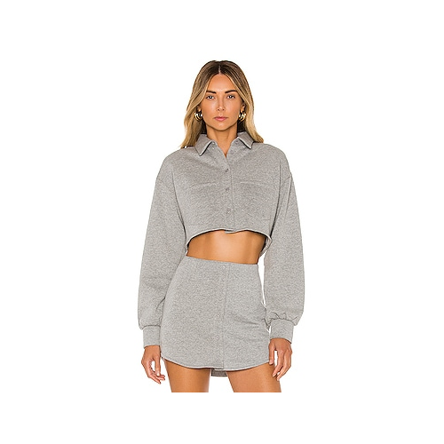 Блузка button up - DANIELLE GUIZIO DGS9F0526_GRY