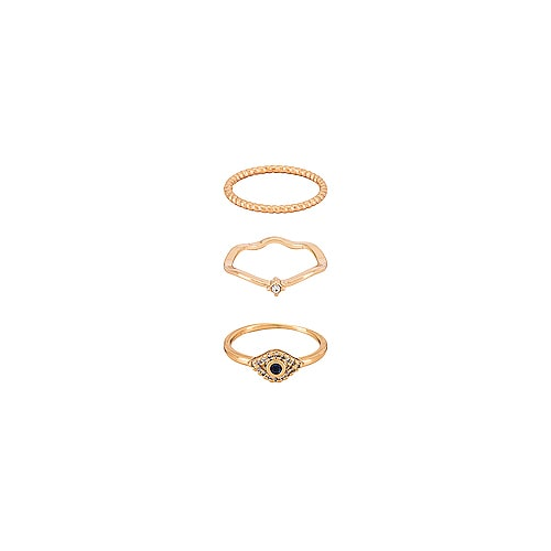 Набор колец dainty - Ettika RS096.CLR.G