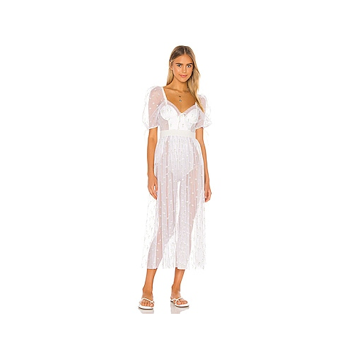 Платье миди frescia - For Love & Lemons CD2155-SU20