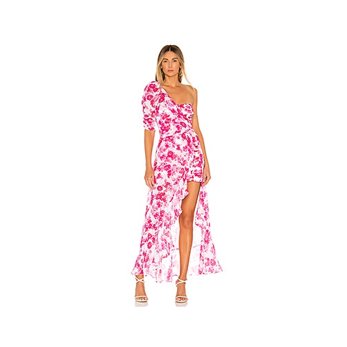 Платье с асимметричным подолом aruba - For Love & Lemons CD2050-RE20