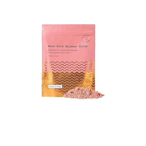 Скраб для тела rose gold shimmer - frank body SRS-220-NRO