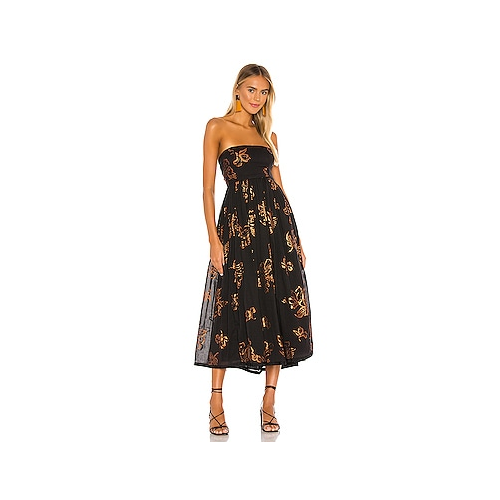 Платье миди baja babe - Free People OB1104493