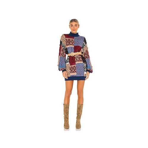 Платье patched argyle - Free People OB1230812