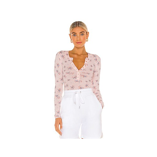 Топ на пуговицах one of the girls printed - Free People OB1068272