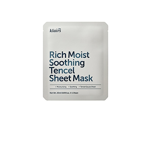 Тканевая маска rich moist soothing tencel sheet mask - Klairs KLA123