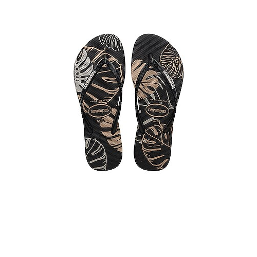 Сандалии slim logo metallic print - Havaianas 4141363-2976