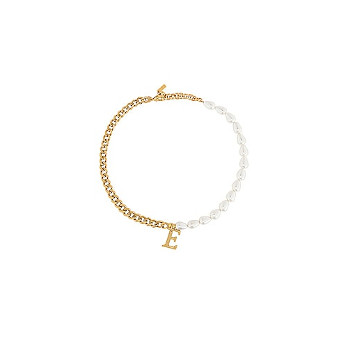 Ожерелье initial - joolz by Martha Calvo PEARL + CHAIN