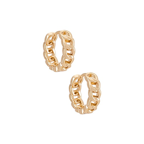 Серьги-кольца chainlink - Joy Dravecky Jewelry E-4057-1