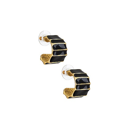 Серьги-кольца clemence - Jennifer Behr 115RA23-BLACK