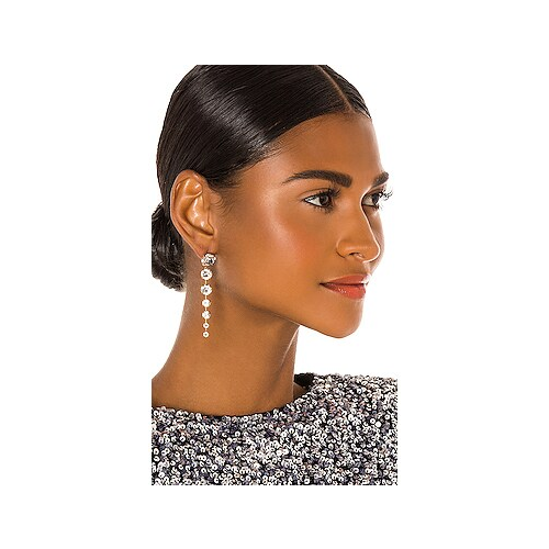 Серьги tala - Jennifer Behr 50RB58-CRYSTAL-ANTIQUE-GOLD