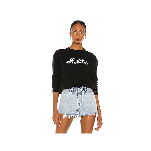 Свитшот script - OFF-WHITE OWBA055E20FLE0011001