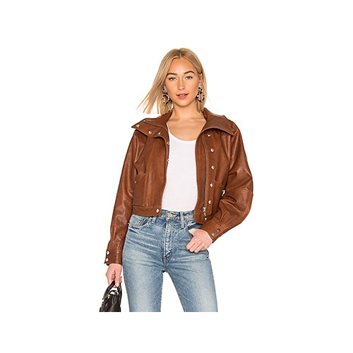 Куртка oversized leather - LPA LPO63 H18