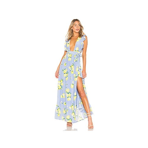 Макси платье с разрезом sweet pea - MAJORELLE MJDR185 S17