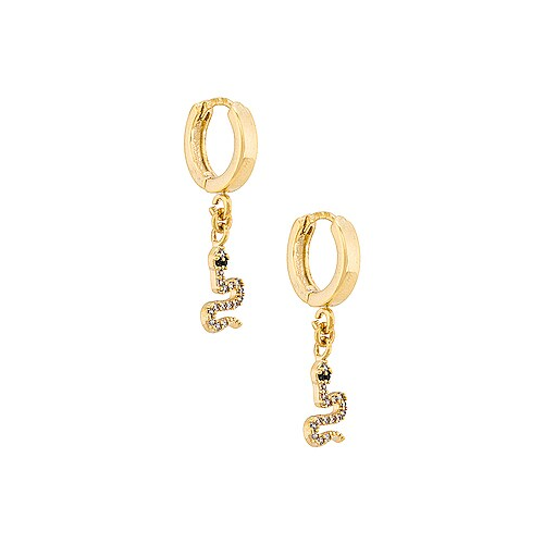 Серьги-кольца petite serpent - Natalie B Jewelry E164