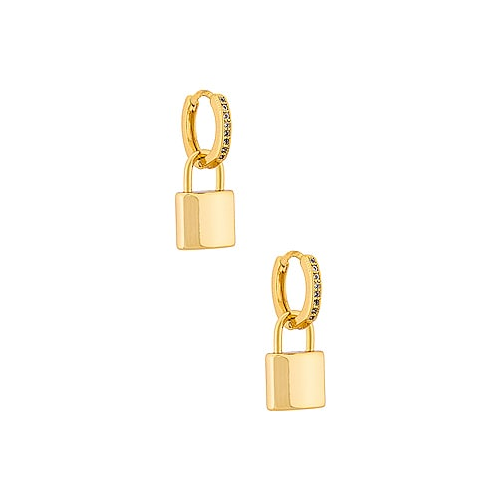 Серьги-кольца leni padlock - Natalie B Jewelry E161