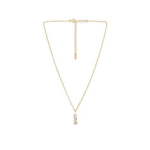 Ожерелье love gold cz - Natalie B Jewelry N177