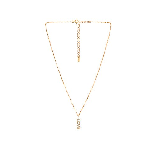 Ожерелье love gold cz - Natalie B Jewelry N177