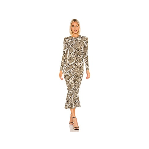 Платье миди fishtail - Norma Kamali KK4293PL159440