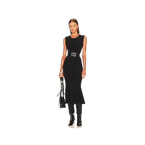 Платье миди fishtail - Norma Kamali KK2273PL128001