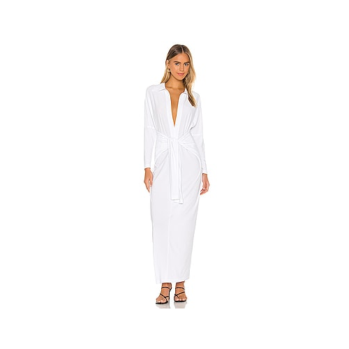 Макси платье tie front - Norma Kamali KK1203PL280002