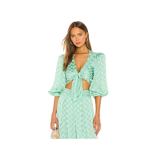 Блузка satin dot - PatBO BLU10123US