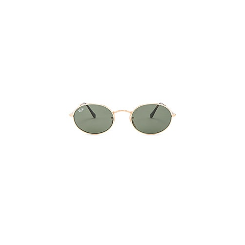 Овальные плоские солнцезащитные очки - Ray-Ban 0RB3547N 001 51-21