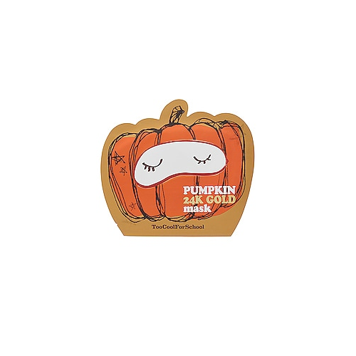 Тканевая маска pumpkin 24k gold mask - Too Cool For School PK001